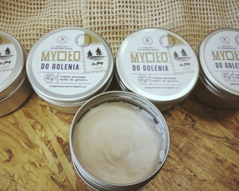 sodowo-potasowe mydlo do golenia